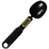 Cuillère Balance Digitale- Cuillère 2-en-1 Pour Mesurer & Peser Les Petites Quantités - Balance Précision Alimentaire Pour Ingrédients Pâtisserie, Cuisine, Café-Noir