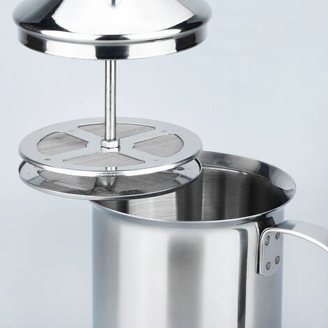 Mousseur à Lait En Acier Inoxydable Avec Double Maille 800 Ml – Image 3