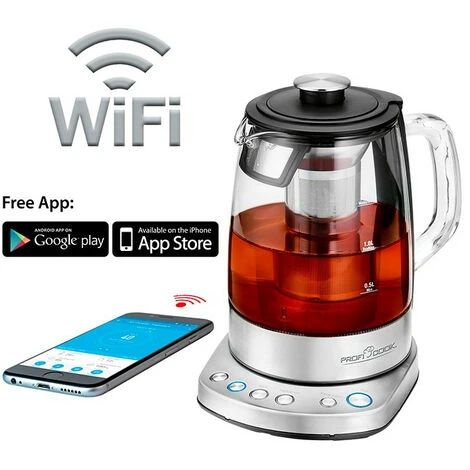 Bouilloire Électrique Avec Wifi 1.5L 2200W Proficook PC-WKS 1167G – Image 3