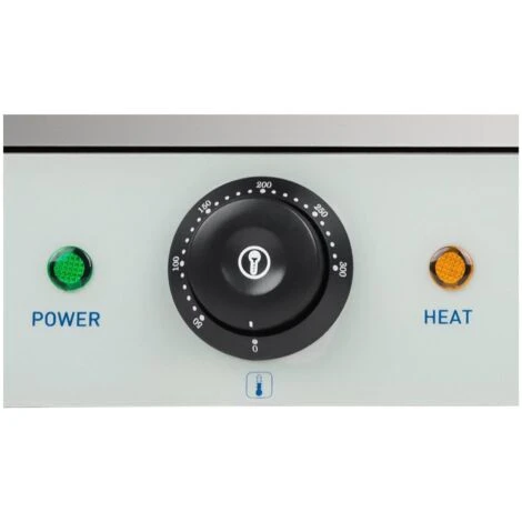 Machine À Panini Grill De Contact Simple Double Nervuré Emaillé 300°C 2X1 800 W – Image 5