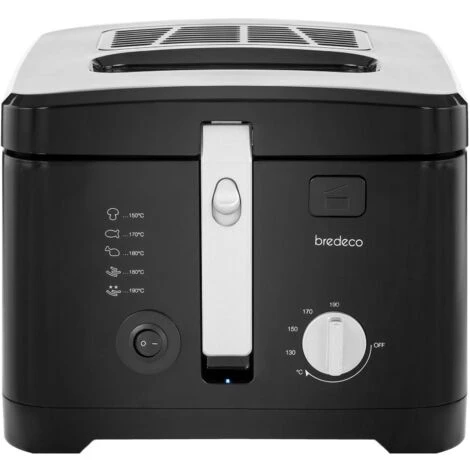 Électrique 2.5L Deep Fat Chip Friteuse Non Stick Pan & Safe Panier Poignée F – Image 3