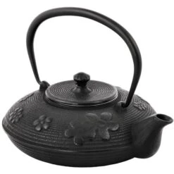 BBQ-Toro Théière Asiatique En Fonte Avec Filtre En Acier Inoxydable 1,2 Litres