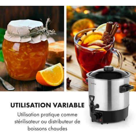 Biggie Eco Stérilisateur Automatique & Distributeur De Boissons Chaudes 1000 W 30-100 °C Robinet 9 L – Image 5