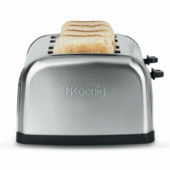 H.KOENIG TOS14 GRILLE PAIN TOASTER ELECTRIQUE 1500W 4 FENTES