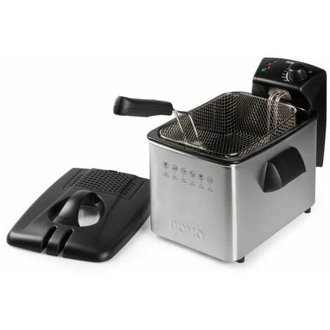 Domo DO465FR Friteuse-friteuse 4l, 60 C Et 190 C , Single Acier Inoxydable, 3000W – Image 5