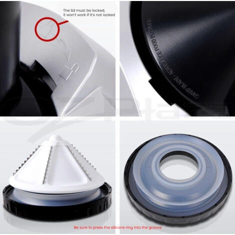 Machine A Sorbet Aux Fruits Electrique Pour Sorbetiere Pour Faire Des Desserts A La Creme Glacee Vegetaliens – Image 5