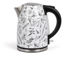 Bouilloire Sans Fil 1.7l 2200w Blanc/noir - Livoo - Dod171fl