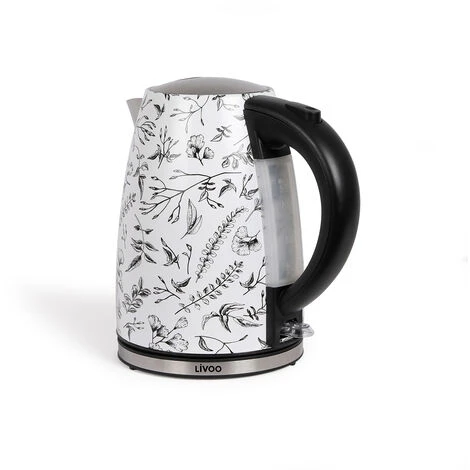 Bouilloire Sans Fil 1.7l 2200w Blanc/noir - Livoo - Dod171fl – Image 2