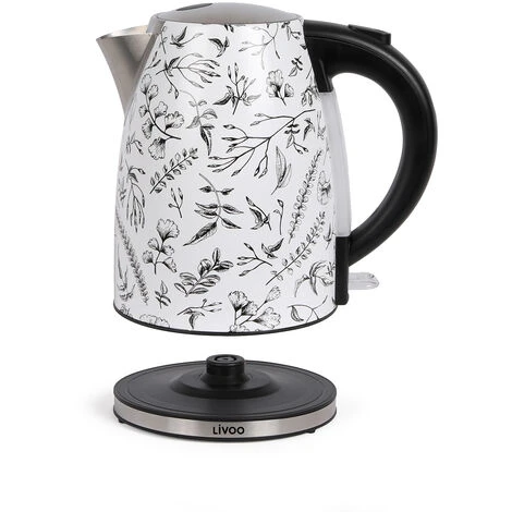 Bouilloire Sans Fil 1.7l 2200w Blanc/noir - Livoo - Dod171fl – Image 3