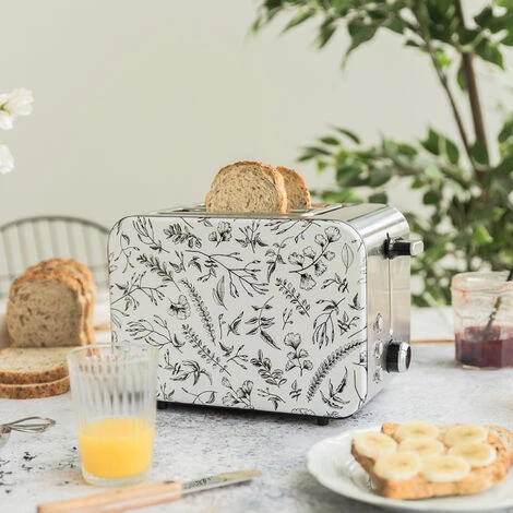 Grille-pains 2 Fentes 850w Blanc/noir - Livoo - Dod170fl – Image 4