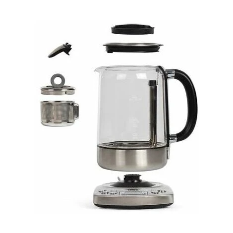 LIVOO Théière Bouilloire 2 En 1 Automatique 2200W Gris 1.7L – Image 4