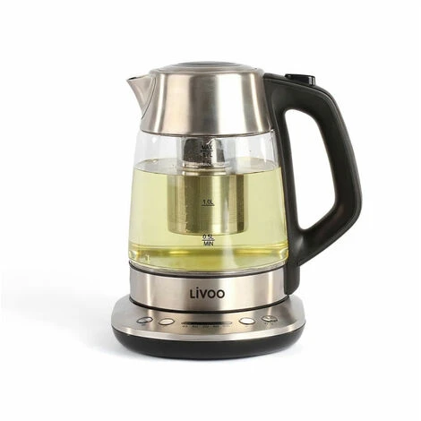 LIVOO DOD165 Théiere - Bouilloire électrique - Sans Fil - Gris – Image 2