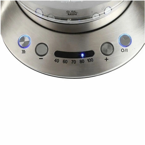 LIVOO DOD165 Théiere - Bouilloire électrique - Sans Fil - Gris – Image 3