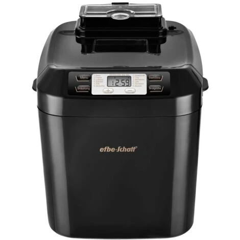 Machine à Pain EFBE Schott SC BBA 1000 BK CP Fonction Minuteur, Revêtement Anti-adhésif, Boîtier Cool-Touch, Avec écran