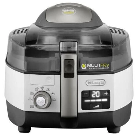 DELONGHI FH1396/1 Friteuse Sans Huile MultiFry - Blanc/Noir