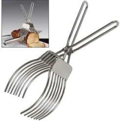 Pince à Couper Le Rôti De Boeuf En Acier Inoxydable Pince à Trancher Le Pain à La Viande Pince à Trancher L'oignon