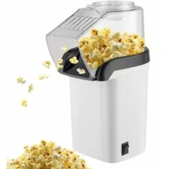 Héloise Machine à Pop-corn, Machine à Pop-corn, Machine à Pop-corn à Air Chaud, Huile Et Machine De Santé Sans Graisse (blanc)