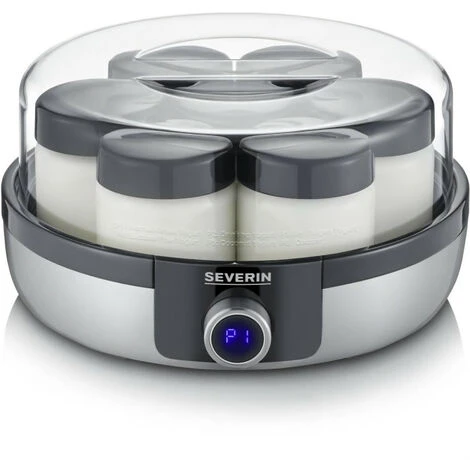 SEVERIN JG 3521 Yourtiere 7 Pots De 150ml Chacun, 5 Programmes, Arret Auto, 100% Sans BPA, Graduation Memo, Enrouleur De Câbl…