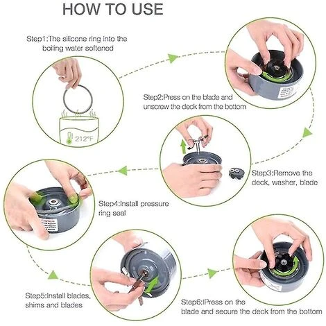 Pour Nutri Bullet Nutribullet 900w Joint D'étanchéité En Caoutchouc De Rechange, 4 Pièces. – Image 4