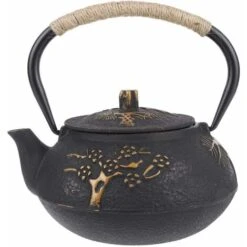 0,9L En Fonte Théière Pot Thé Bouilloire Drinkware Teaware Outil Pour Thé En Vrac