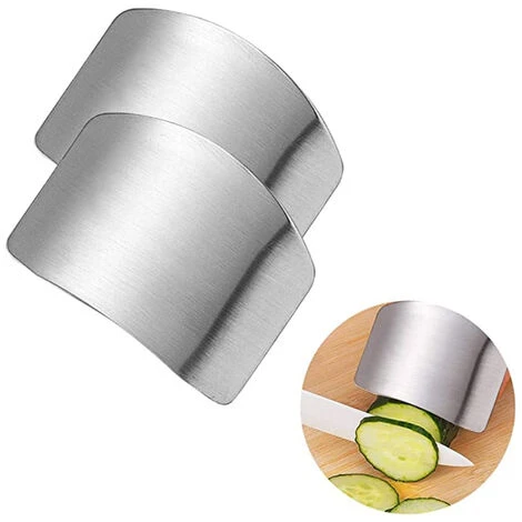 Protège-doigts En Acier Inoxydable 4 Pièces Pour Trancher - Protecteur De Coupe Pour éviter Les Accidents Lors Du Hachage Et De La Cuisine