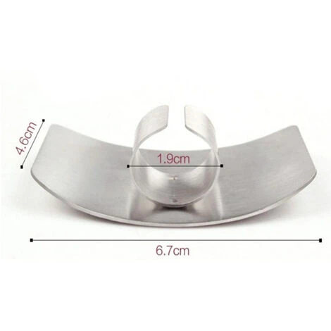 Protège-doigts En Acier Inoxydable 4 Pièces Pour Trancher - Protecteur De Coupe Pour éviter Les Accidents Lors Du Hachage Et De La Cuisine – Image 5