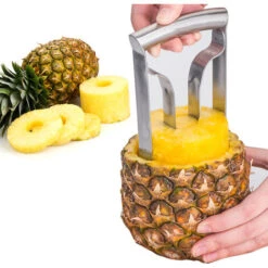 Coupe-ananas Dissolvant D'ananas Éplucheur Acier Inoxydable - Coupez Rapidement L'ananas Et Enlevez Le Noyau, Lame Plus épaisse, Avec Poignée Ergonomique, éplucheur Pour Appareils