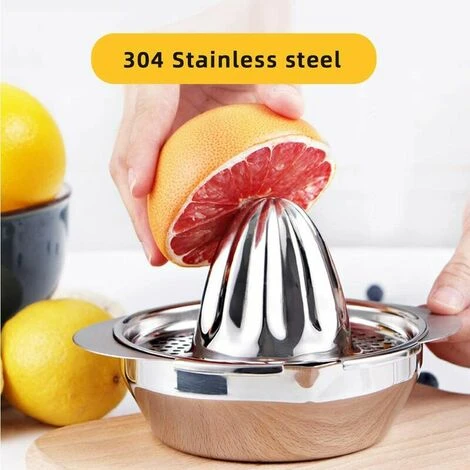 Presse Agrume Manuel Presse Orange Inox Presse Citron Orange Juicer Lavable Au Lave-Vaisselle Pour Oranges Citrons Limes – Image 5