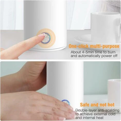 Bouilloire, Bouilloire De Voyage 400 Ml, Mini Bouilloire 3 En 1 Et Mini Thermos, Bouilloire En Acier Inoxydable 300 W Pour Le Thé – Image 4