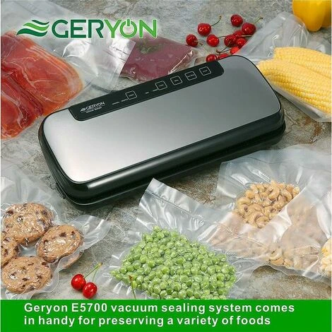 2 Rouleaux Film Professionnel Stable, Sacs Soudure Film Roulettes Grande 20 X 500 Cm Convient Pour Tous Les Recettes à Stocker Sous Vide/Thermosoudeuse/de Mise Sous Vide – Image 3