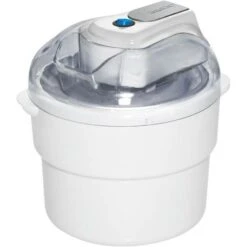 Clatronic ICM 3581 Sorbetière Machine à Glace à L´italienne Crèmes Glacées 12,5 W Blanc