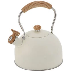 2.5L Bouilloire Sifflante Induction Gaz Bouilloire En Acier Inoxydable Bouilloire Théière Sifflante Bouilloire A Sifflet Pour Induction Cuisinières Gaz