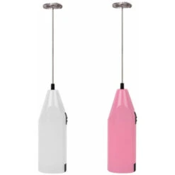 Mousseurs À Lait Portables À Piles – Fouet Électrique Pour Mousseur À Café, Agitateur À Batterie, Mousseur À Lait Portable, Mini Mixeur Pour Café Pare-Balles, Cappuccino, Latte, Frappe Et Thé Matcha –