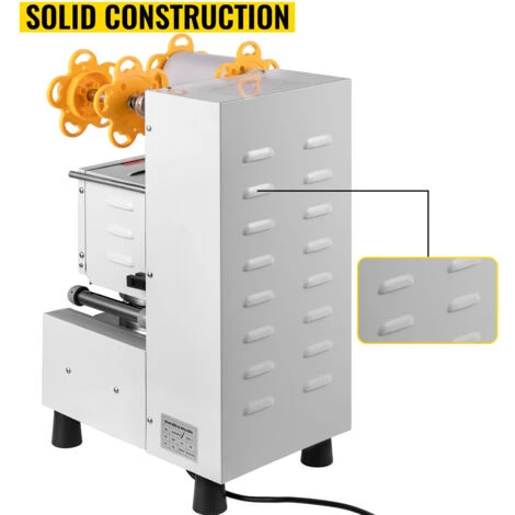 VEVOR Machine A Sceller La Tasse De The Automatique 450 W, Scellant A Tasse De The A Bulles Modes Manuel Et Automatique, Machine De Cachetage De Tasse 220 V Scelleur De Gobelet Bonne Etancheite – Image 4