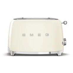 SMEG Toaster/Grille-pain Annees 50, 2 Tranches, Creme TSF01CREU