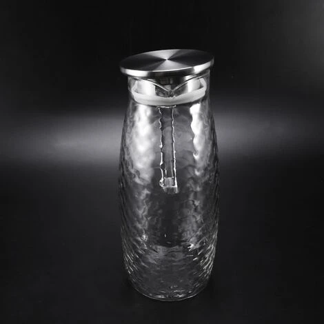 2000 Ml D'éPaisseur RéSistant à La Chaleur Marteau Verre Blanc Froid Ouvert Grande Capacité MéNage Haute TempéRature Jus De Thé Bouteille D' Froide ThéIèRe – Image 5