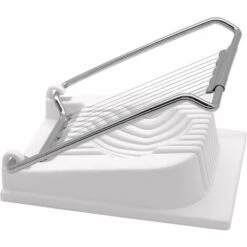 41901 Découpe-œufs Plastique/Inox Argent/Blanc 2212.55