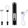 Mousseur À Lait Portatif, Mousseur Rechargeable Pour Café, Mélangeur À Fouet Pour Match De Chocolat, Frappe