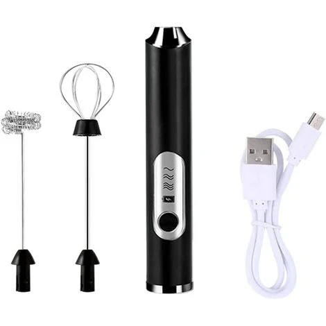 Mousseur À Lait Portatif, Mousseur Rechargeable Pour Café, Mélangeur À Fouet Pour Match De Chocolat, Frappe
