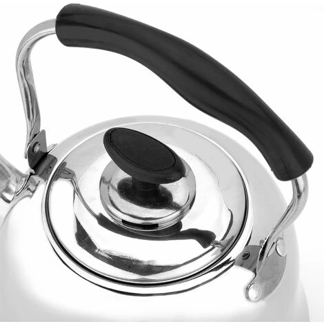 Bouilloire à Thé En Acier Inoxydable De 2 Litres Avec Passoire, Théière Sifflante Pour Bouilloire à Thé Avec Poignée Froide – Image 4